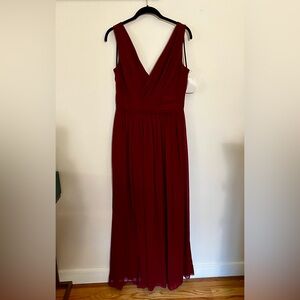 NWT Burgundy Bridesmaid Dress